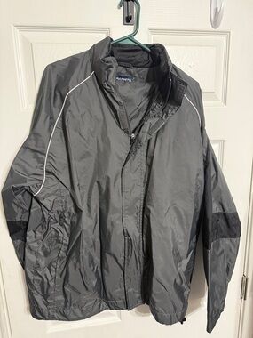 Men’s Black Windbreaker Jacket